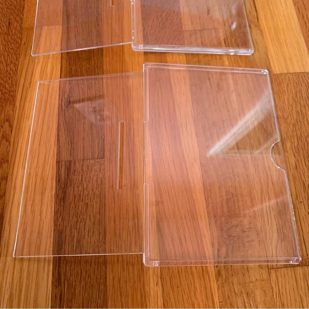Set of 2 Clear Acrylic Frames